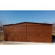 Garaż Blaszany Drewnopodobny 3x7 dach dwuspadowy