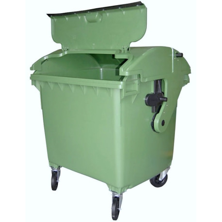 Pojemnik na odpady z półokrągłą pokrywą 1100L