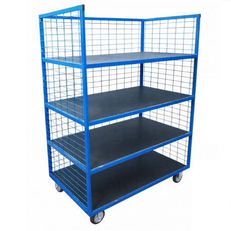 WÓZEK PLATFORMOWY 4 PÓŁEK HORUS W4P120X70KGD