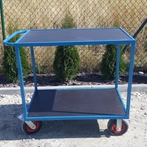 Wózek półkowy Tytus 80x60 cm z dwiema platformami — producent Karstal
