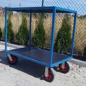 Wózek półkowy Tytus 80x60 cm z dwiema platformami — producent Karstal