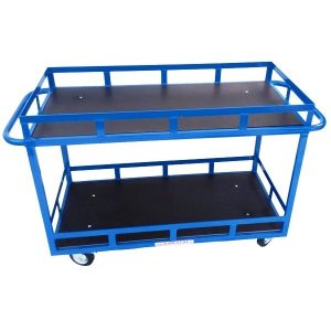 Wózek półkowy Tytus 120x70 cm z dwiema półkami — producent Karstal