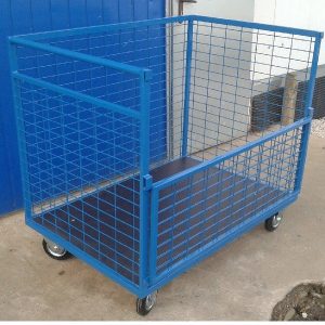 Kosz transportowy Zeus 120x80 cm z siatką metalową – producent Karstal