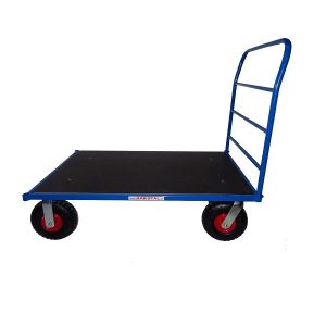 Platforma wózka systemowego Kronos 120x60 cm niebieska RAL 5010 — producent Karstal