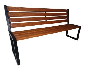 Ławka parkowa Bolonia 170 cm z oparciem — producent Karstal