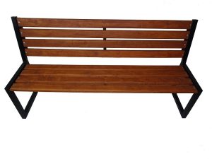 Ławka parkowa Bolonia 170 cm z oparciem — producent Karstal