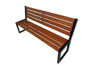 Ławka parkowa Bolonia 170 cm z oparciem — producent Karstal