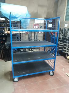 Wózek platformowy 4 półki Horus 120×50 cm nośność 300 kg — producent Karstal