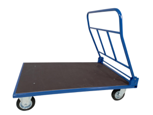 Wózek platformowy Apollo 122x60 cm ze składaną rączką — producent Karstal