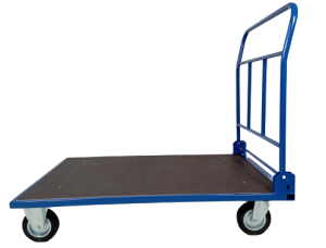 Wózek platformowy Apollo 122x80 cm ze składaną rączką — producent Karstal