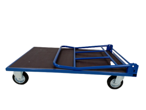 Wózek platformowy Apollo 122x80 cm ze składaną rączką — producent Karstal