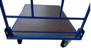 Wózek platformowy Apollo 122x80 cm ze składaną rączką — producent Karstal