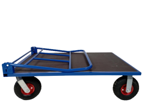 Wózek platformowy Apollo 122x70 cm ze składaną rączką — producent Karstal