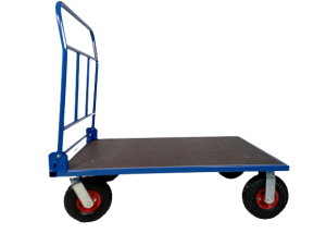 Wózek platformowy Apollo 122x70 cm ze składaną rączką — producent Karstal