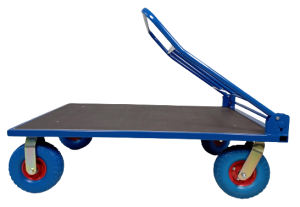 Wózek platformowy Apollo SR 80x60 cm z kołami litymi poliuretanowymi — producent Karstal
