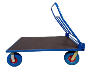 Wózek platformowy Apollo SR 80x60 cm z kołami litymi poliuretanowymi — producent Karstal