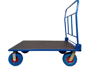 Wózek platformowy Apollo SR 80x60 cm z kołami litymi poliuretanowymi — producent Karstal