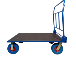 Wózek platformowy Apollo SR 80x60 cm z kołami litymi poliuretanowymi — producent Karstal