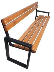 Ławka parkowa Rzym S 182 cm z oparciem — producent Karstal