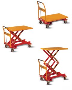 Wózek podnośnikowy nożycowy platformowy 300 kg WNP-300 – producent Karstal