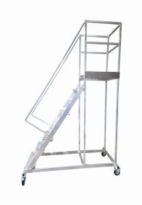 Podest magazynowy jezdny aluminiowy 8+1 2,25 m – producent Karstal