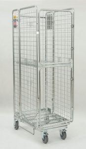 Wózek logistyczny składany, ocynkowany 60x80x180
