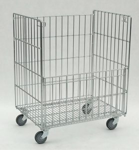 Rollkontener siatkowy na kartony 80x60 cm ocynkowany - producent Karstal
