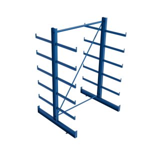 Regał wspornikowy dwustronny 1,35 m 4800 kg — producent Karstal