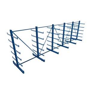 Regał wspornikowy dwustronny 6,75 m 14 400 kg — producent Karstal
