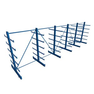 Regał wspornikowy dwustronny 6,75 m 14 400 kg — producent Karstal