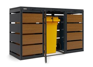Osłona śmietnika na 3 kosze 120 L OK-120L-3K – producent Karstal