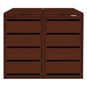 Osłona śmietnika na dwa pojemniki 120 L OK-120L-2K – producent Karstal