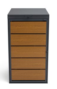 Osłona śmietnika na pojemnik 240L stalowa OK-240L-1K — producent Karstal