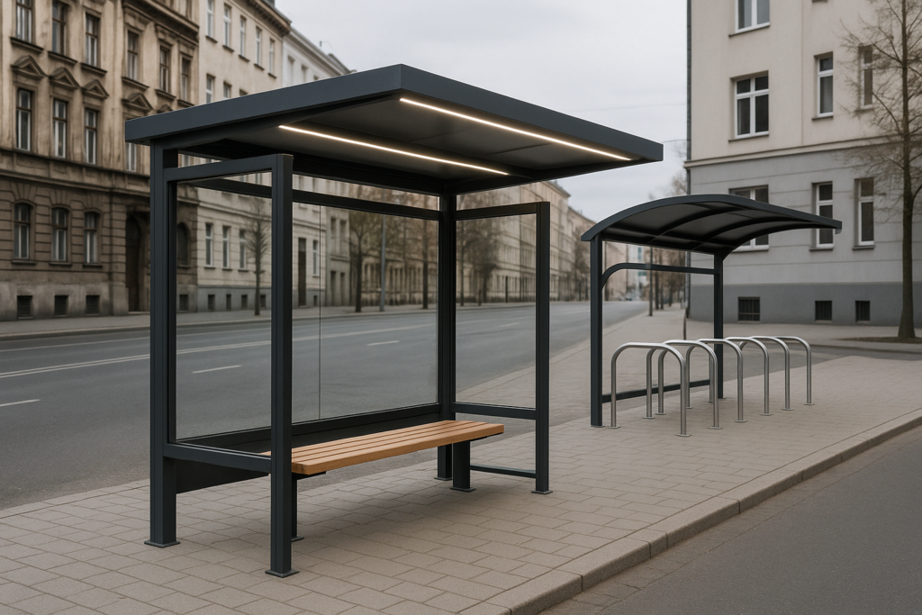 Wiaty przystankowe – nowoczesne rozwiązania - Karstal