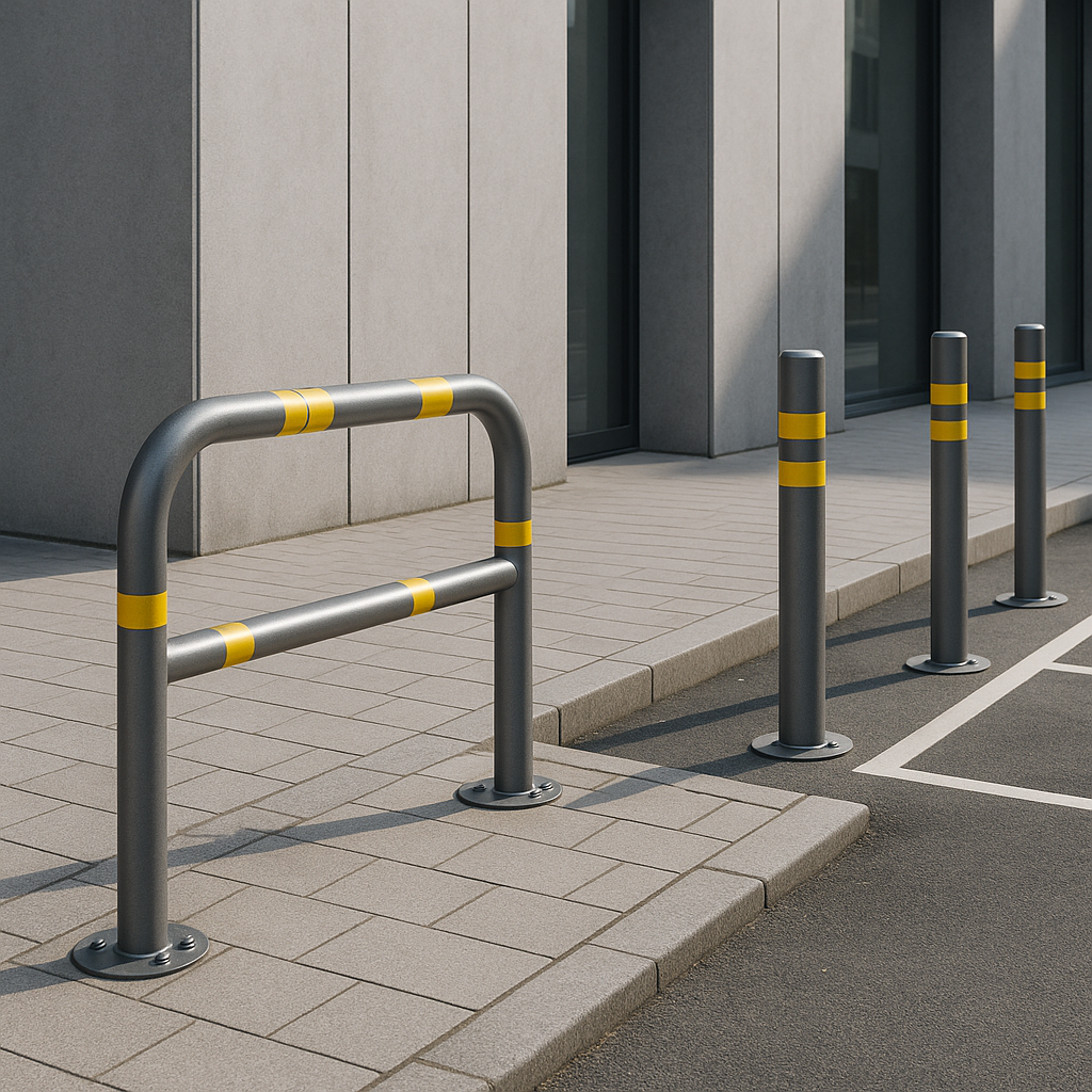 Blokady parkingowe i słupki – przegląd oferty - Karstal
